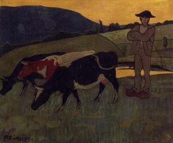 保羅 塞律西埃 Peasant with Three Crows 保羅 塞律西埃 Peasant with Three Crows